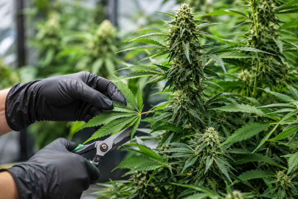 Cannabis Defoliation