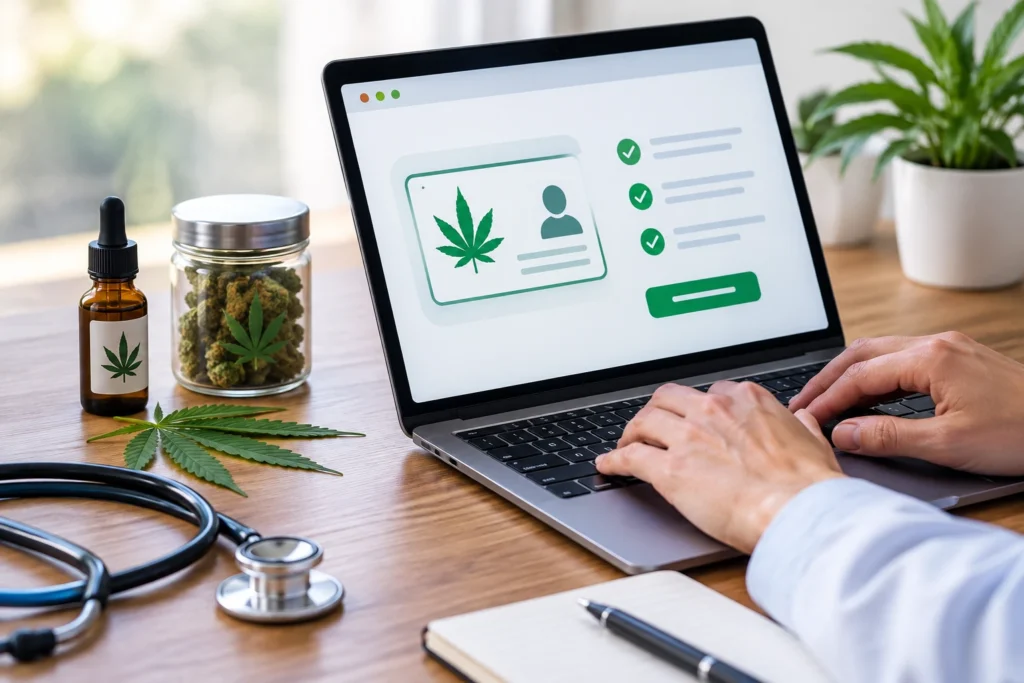 online cannabis card